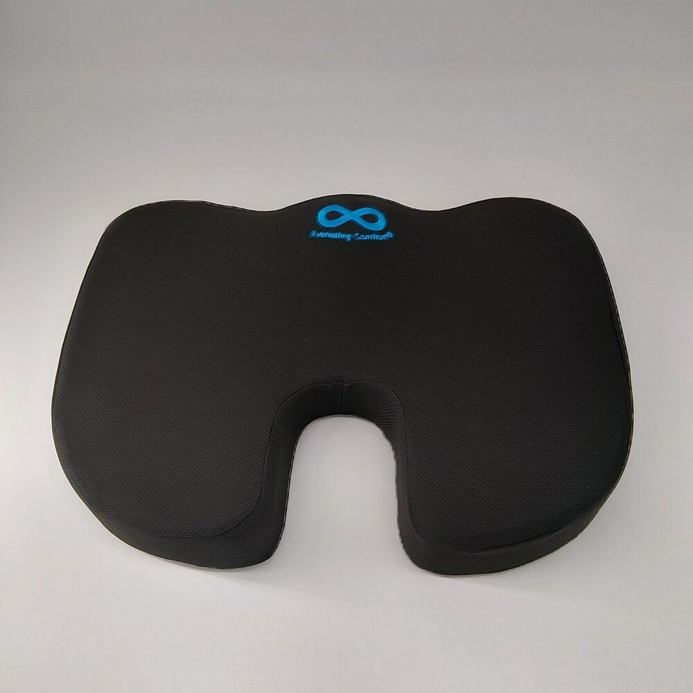 Everlasting Comfort Memory Foam Seat Cushion for Office Cair, Car, Gaming